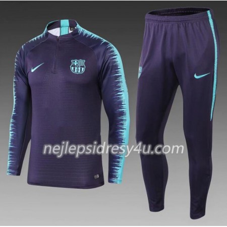 FC Barcelona Tréninkový Mikina Soupravy Modrá 2018/19